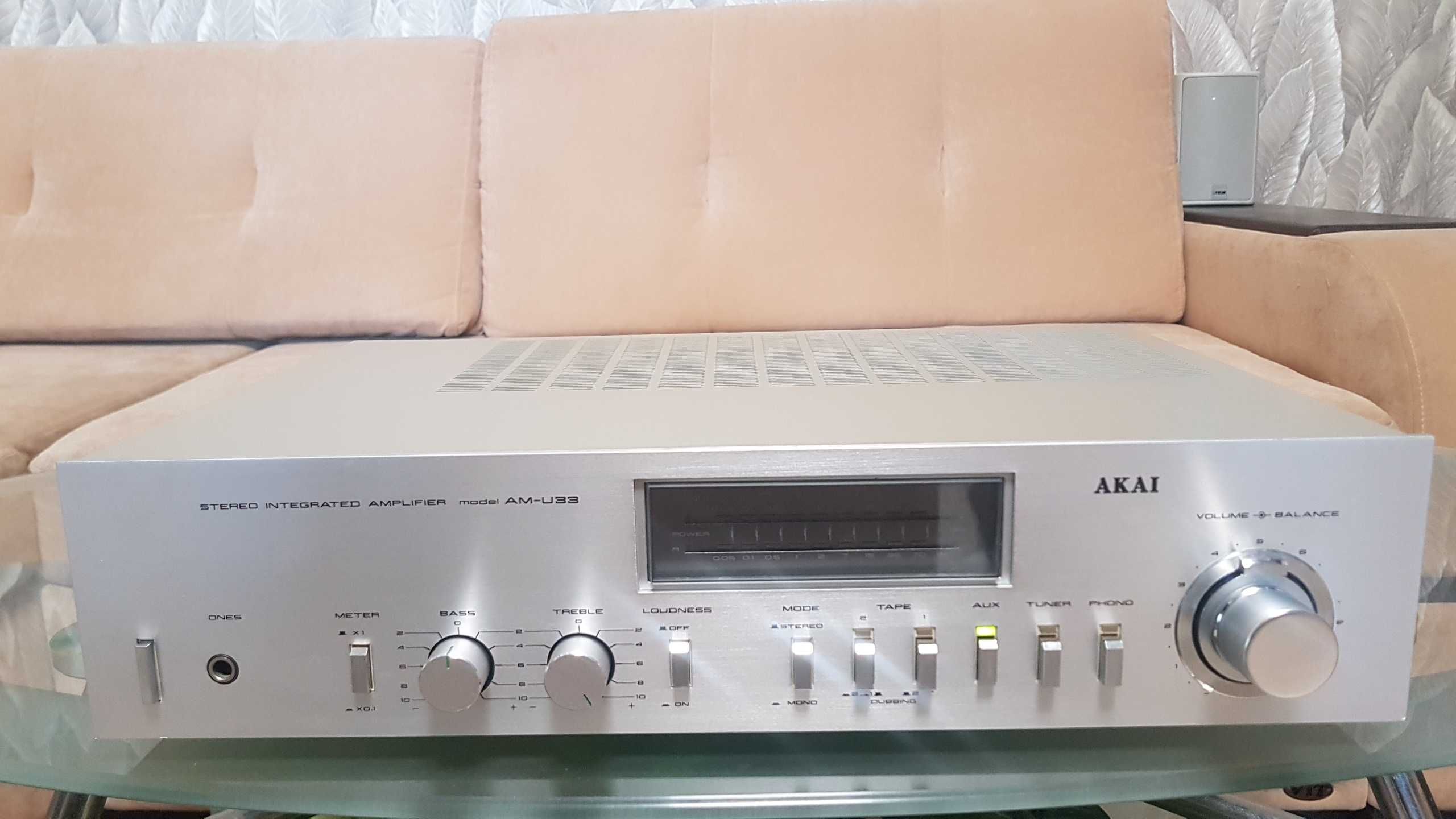 Усилитель Akai AM-U33 Stereo Integrated Amplifier made in Japan