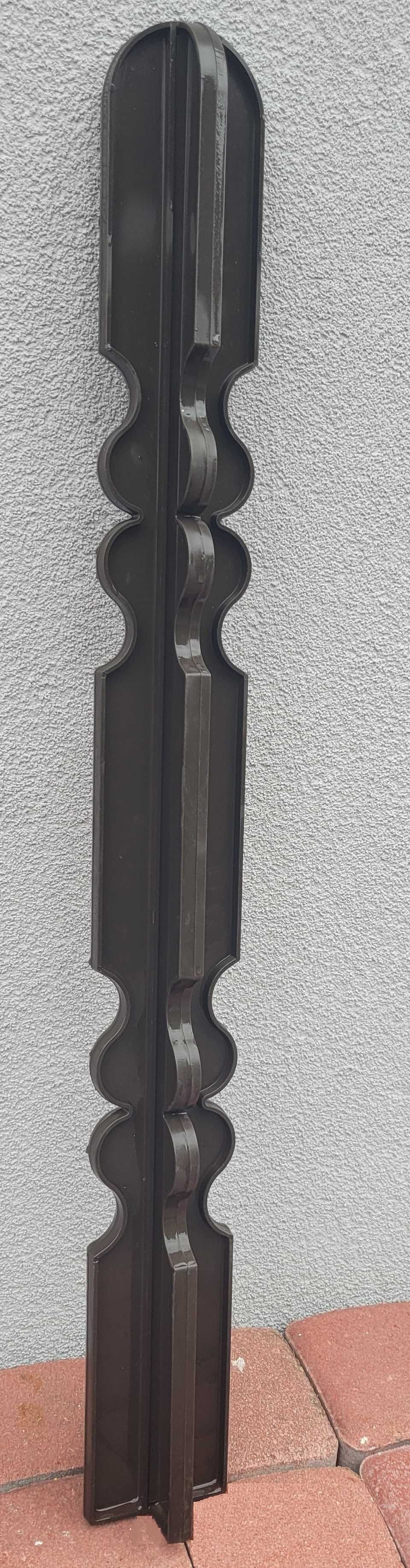 Balustrady Palisadowe Płotki Ozdobne Solidne Trwałe Tworzywo na 24mb