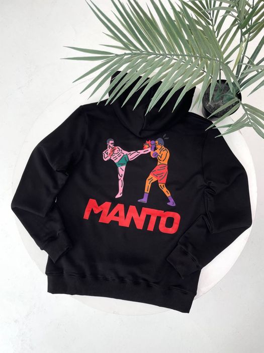 Худі Manto удар/кофта манто чорна/ чоловіче худі манто біле/светр мант