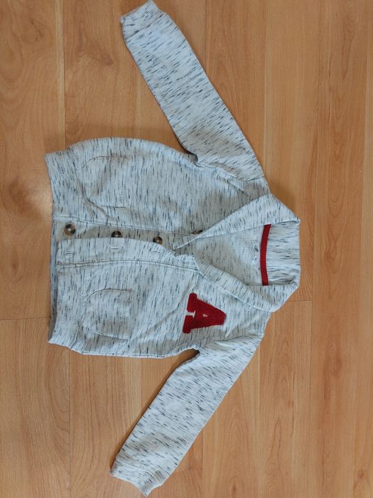 Kurteczka marynarka wdzianko dla chłopca siwe Pepco rozmiar 86 cm