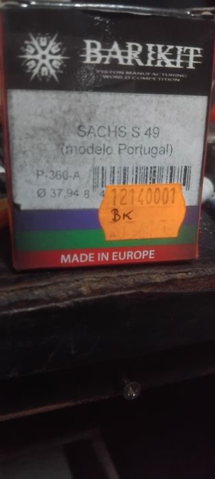Biela  e piston novos sachs tamanho origina,retentoresl novo