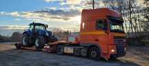 Transport maszyn rolniczych, budowlanych, usługi transportowe