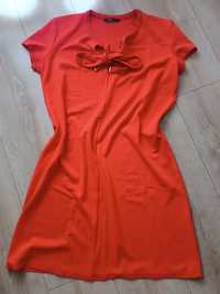 Czerwona sukienka Mohito XL