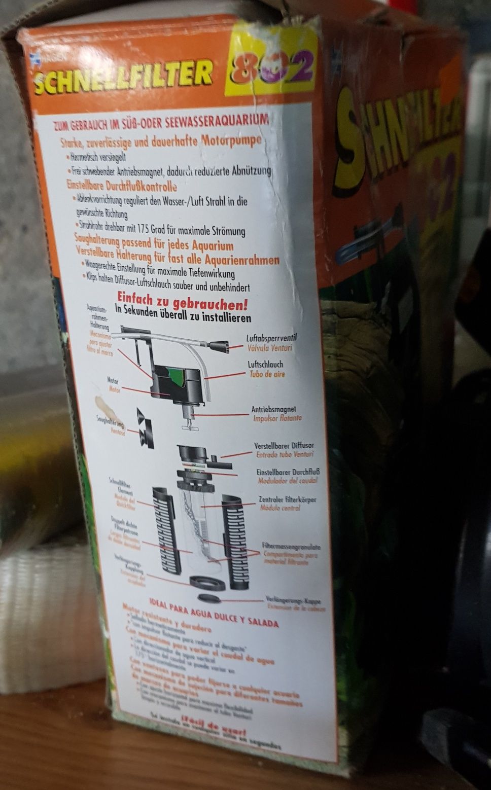 Motor para aquário