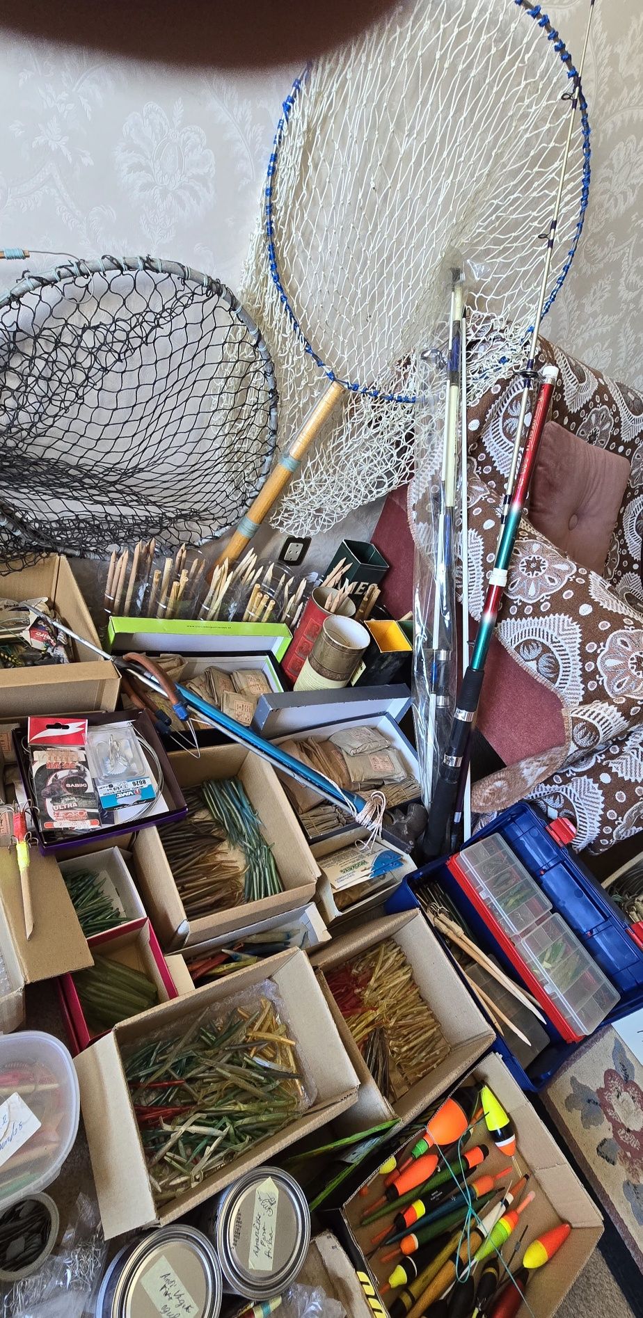 Material para pesca diverso a granel
