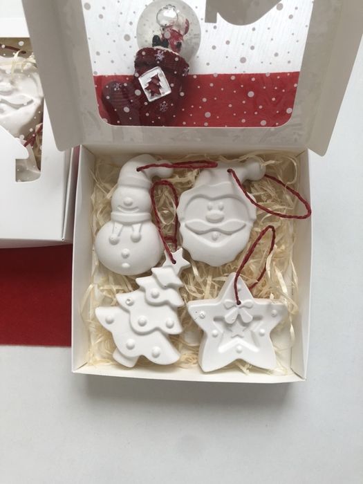 Гіпсові новорічні фігурки