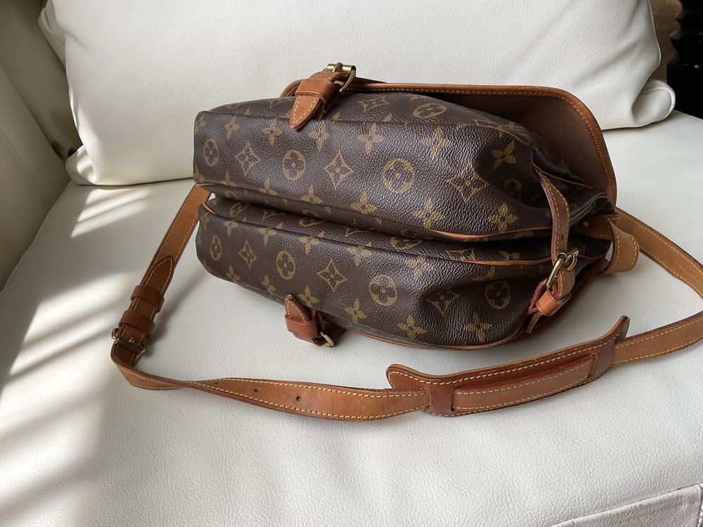 Louis vuitton vintage  saumur 30  сумка через плечо