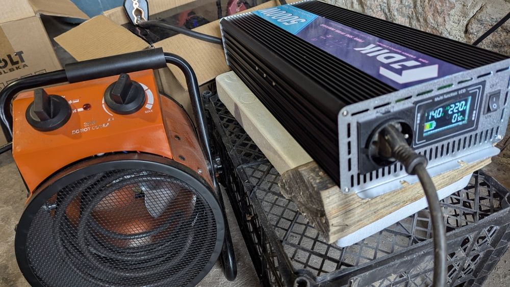 Якісні Інвертори з Европи 12в-220в 5000W чистий синус