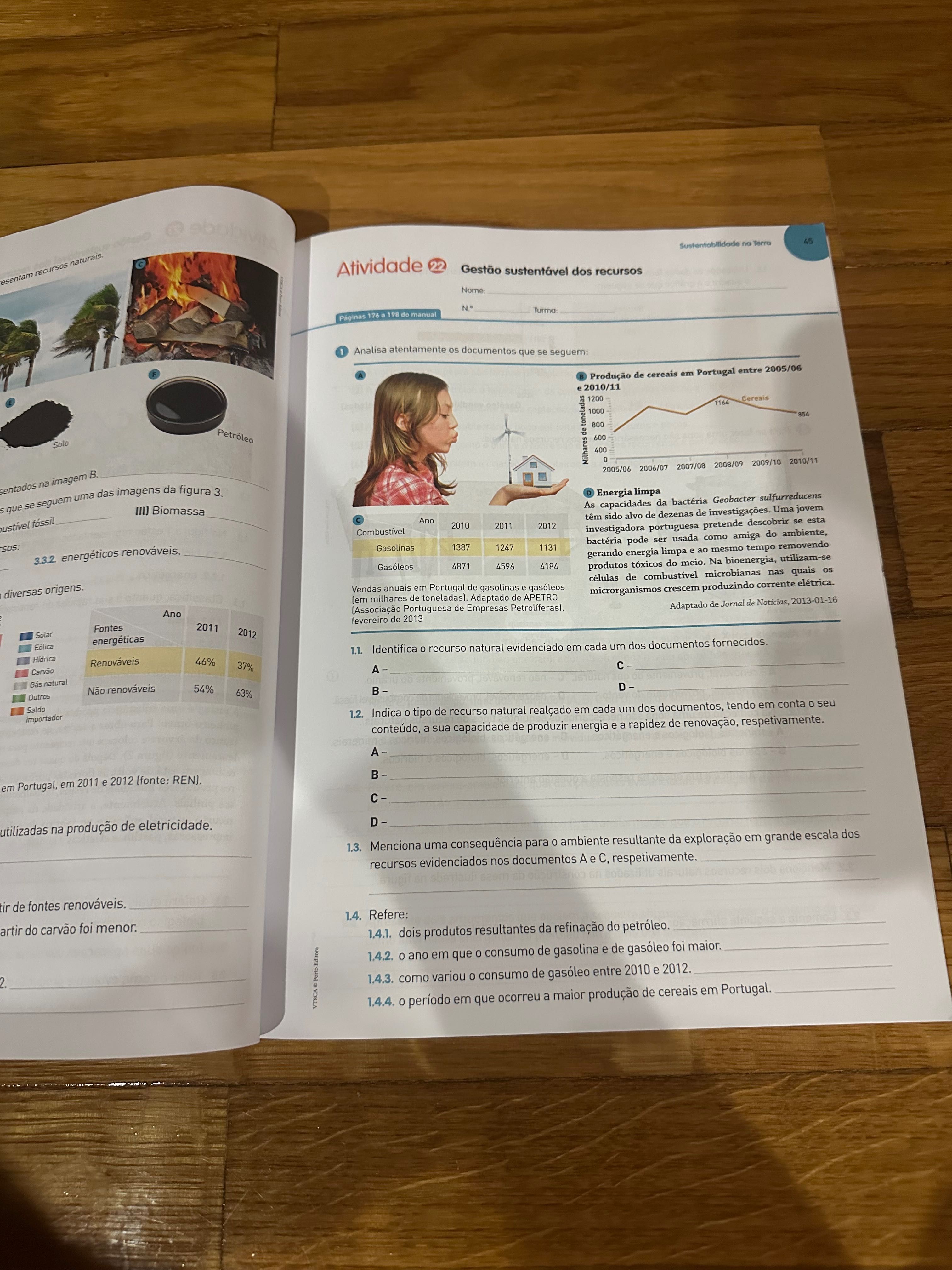 Caderno Atividades Ciências