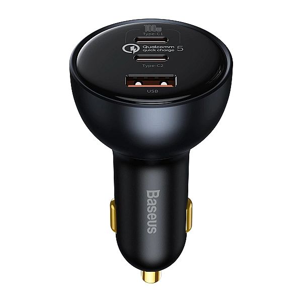 Baseus szybka ładowarka samochodowa USB / USB Typ C 160W PPS Quick Cha