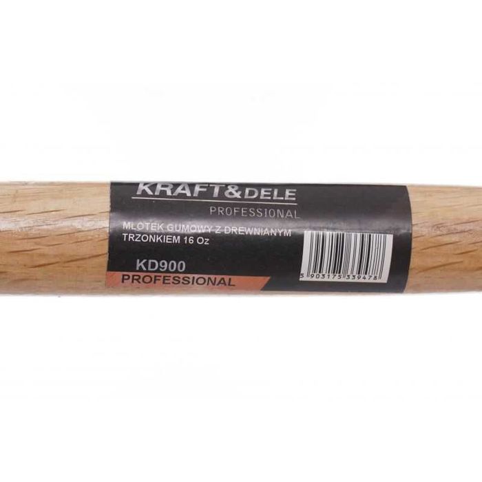 MŁOTEK GUMOWY z drewnianą rączką kd900