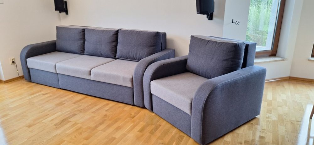 Sofa/ narożnik i fotel