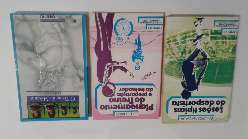Livros sobre desporto (Lesões, Cultura Física, Planeamento do treino )