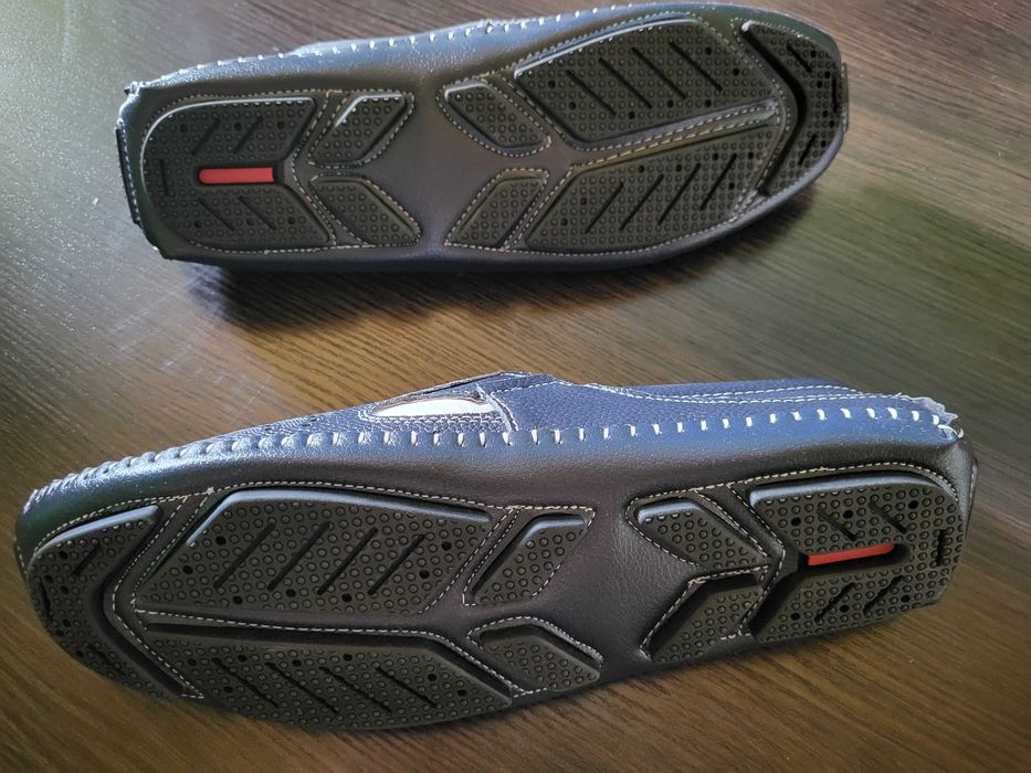 Літні чоловічі туфлі (лофери / сліпери) 43 р.