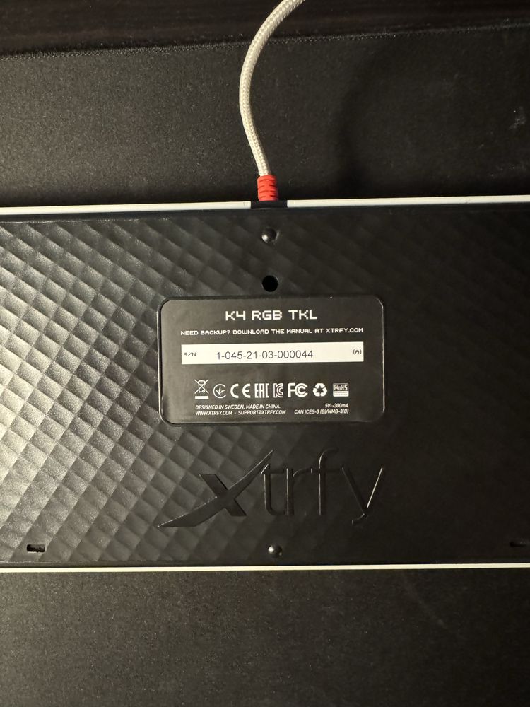 Teclado Mecânico-Layout PT-Keychron 4 TKL XRTFY