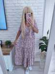 Letnia sukienka w kwiaty S/M