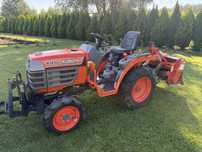 Traktorek Kubota B1610 z osprzetem
