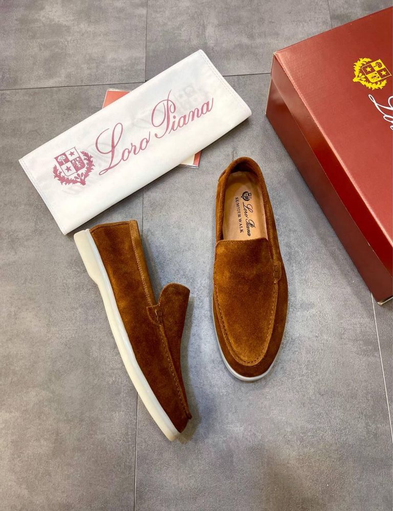 Лофери Loro Piana натуральна замша