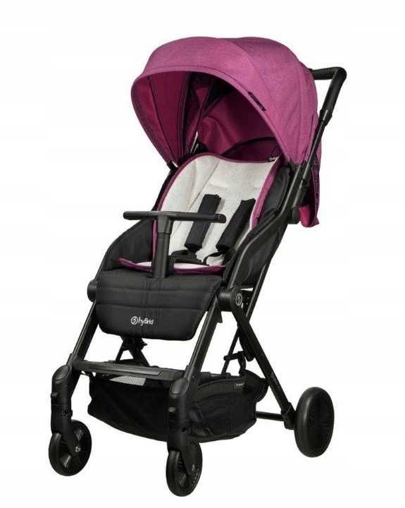 Wózek spacerowy Titanium Baby Cabi S HyBrid - Bubblegum Pink / do 20kg