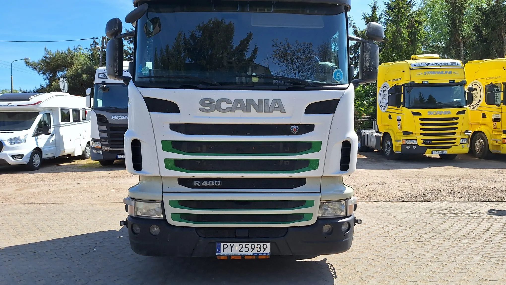 Scania R480  Hydraulika dwuobwodowa, klimatyzacja postojowa, pełny automat