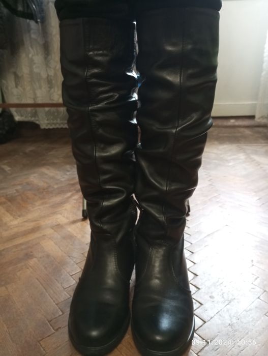 Зимние сапоги натуральная кожа