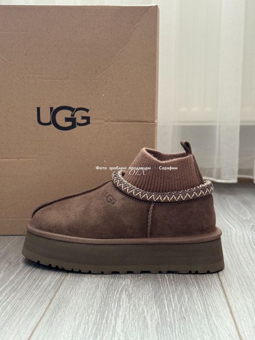 Original Australia UGG Tasman Platform Sock Dusted Cocoa