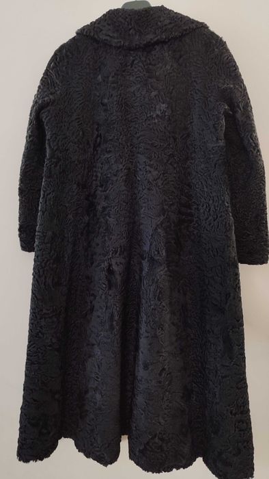 Шуба натуральна каракуль чорна Німеччина