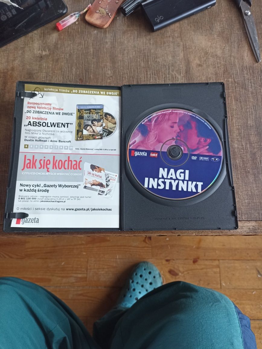 Film: Nagi instynkt, dvd, tylko dla dorosłych