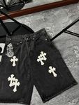 Джинсові шорти Chrome Hearts з дефектом