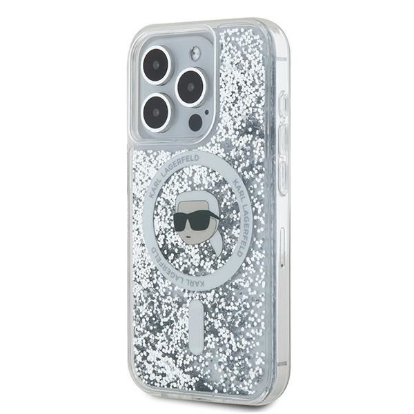 Karl Lagerfeld KLHMP15XLGKISGH iPhone 15 Pro Max 6.7" hardcase transp