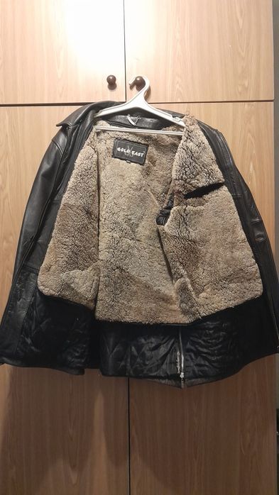 Куртка кожана зимова чоловіча