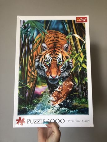 Puzzle Drapieżny Tygrys 1000 elementow