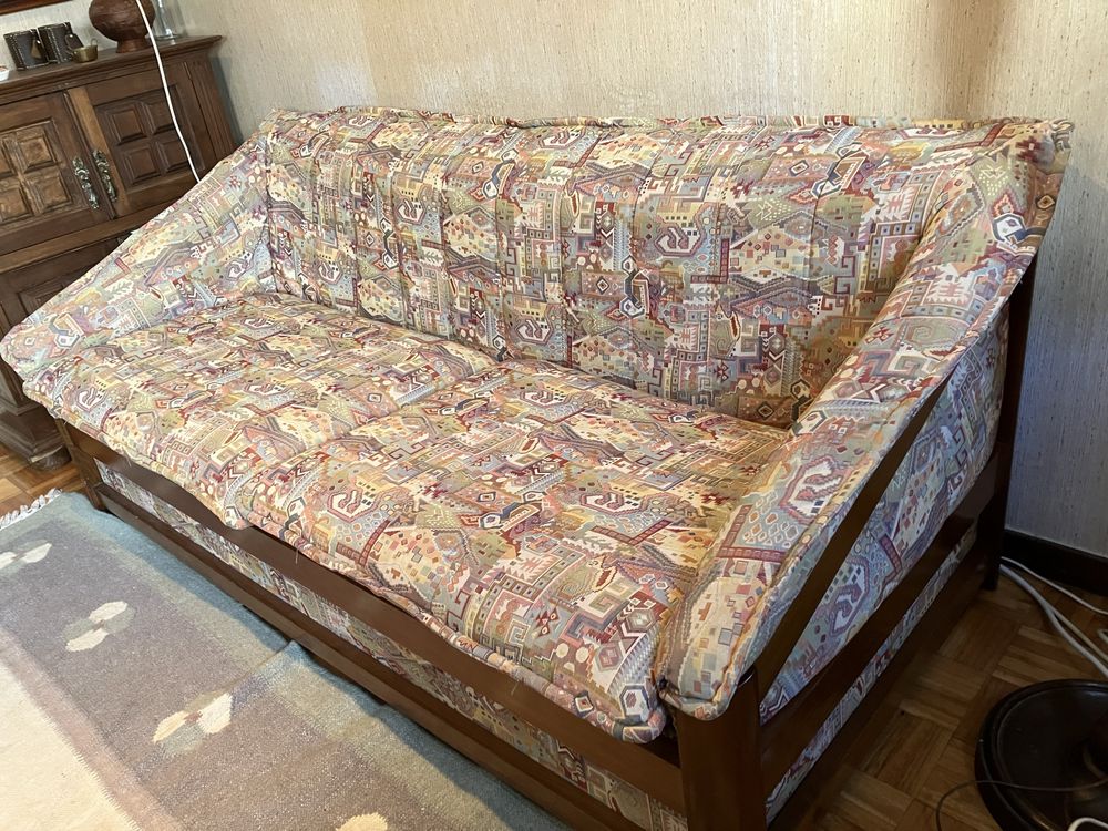 Sofa cama rustico