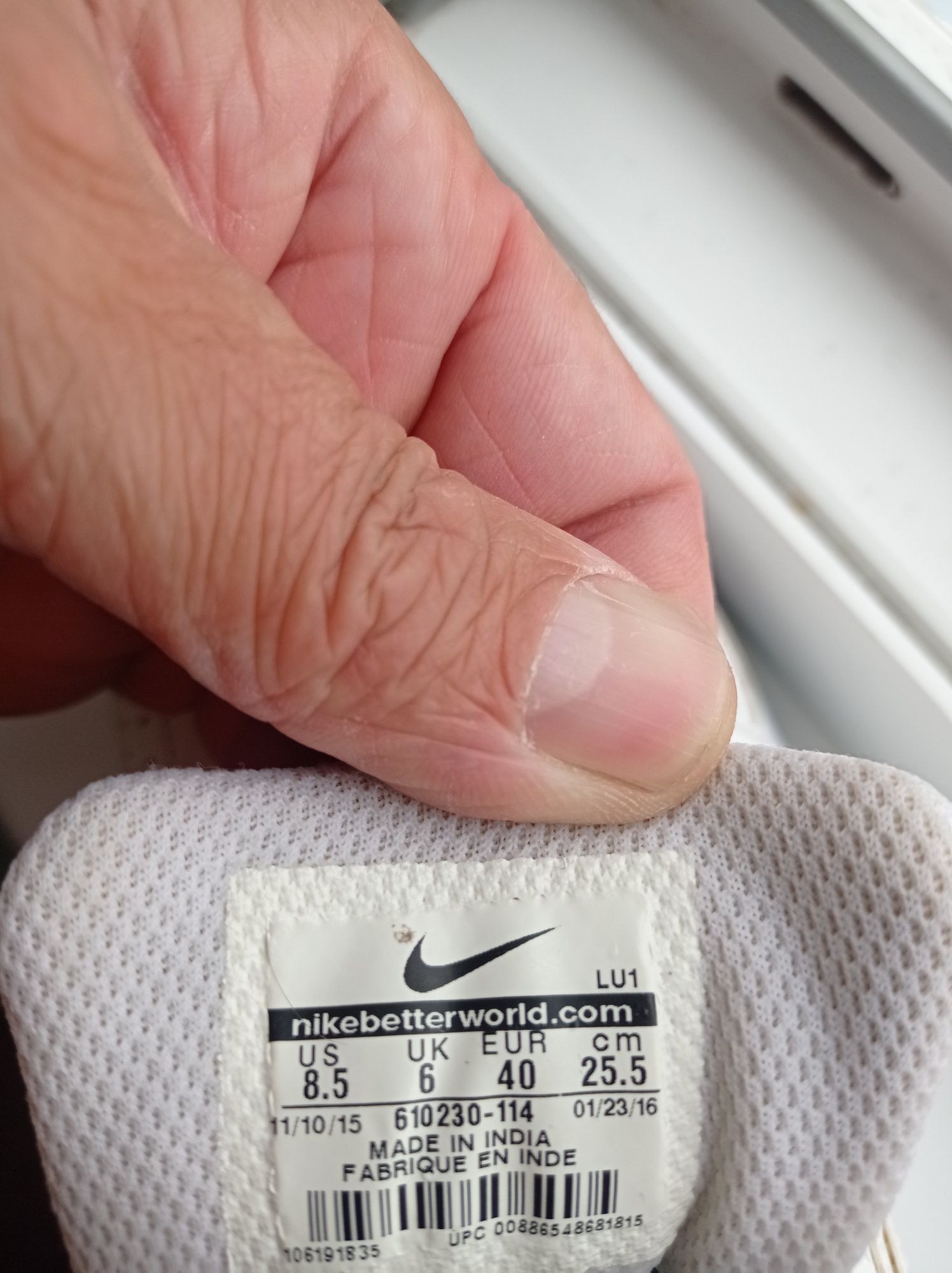 Кросівки  nike wmns t‑lite xi sl р 40, 25.5см
