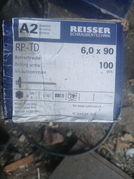 Śruby blachowkrety 6.0x90