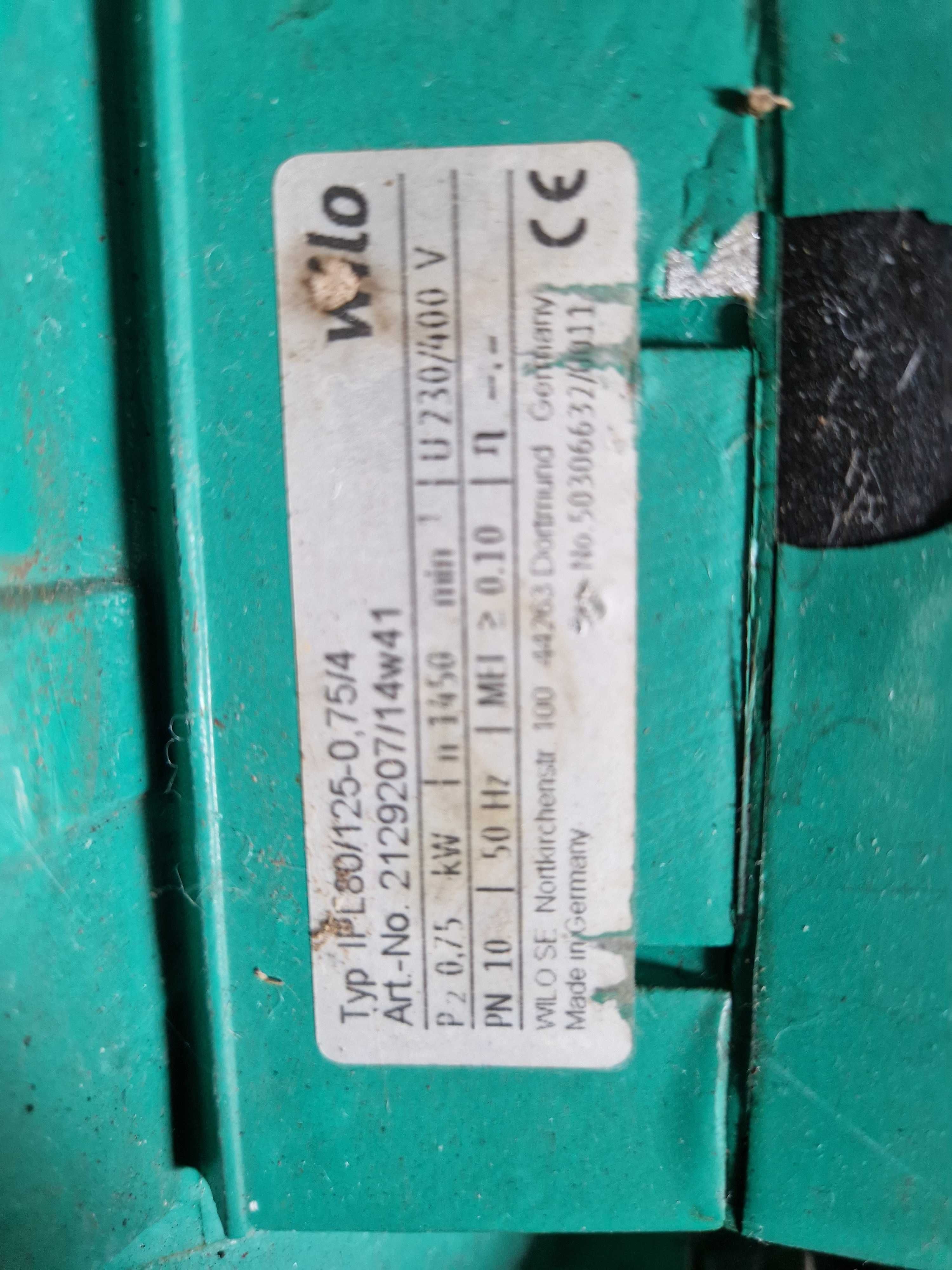 Pompa Wilo 80/125-0,75/4