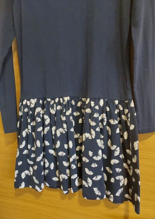 Vestido Duplo Efeito Marinho, 11A