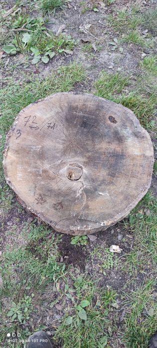 Plastry dębowe na stolik