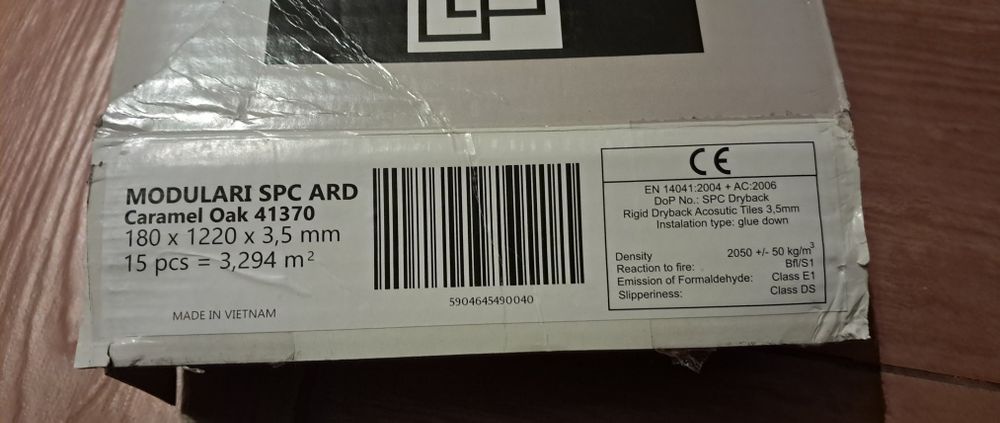 Panel podłogowy LVT MODULARI ARD CARAMEL OAK  winylowy, klejon