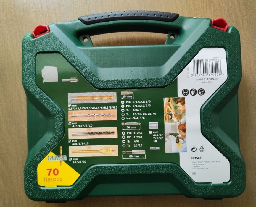 NOWY zestaw wierteł Bosh X-line Titan 70