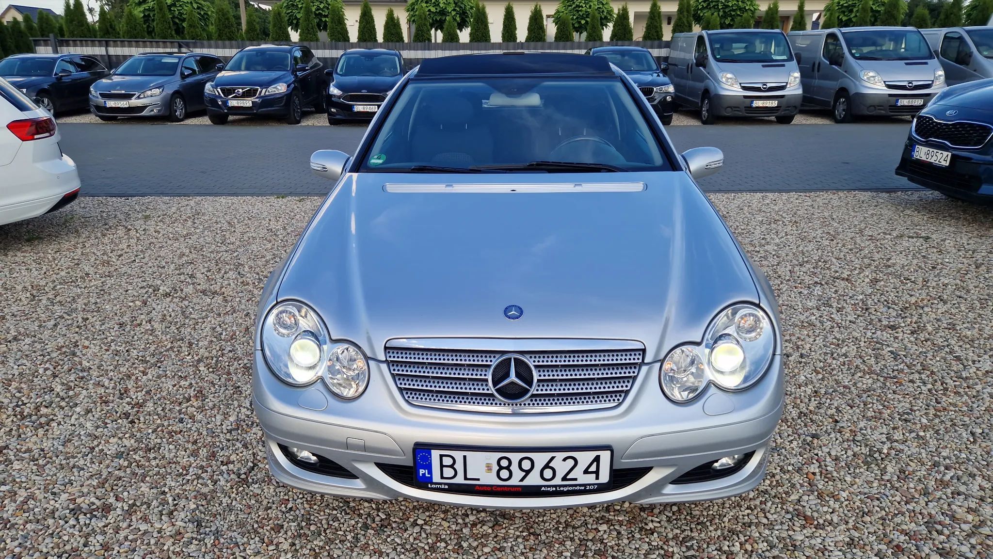 Mercedes-Benz Klasa C 1.8 Kompressor Sport Line Panorama Xenon Nawigacja Idealny Stan