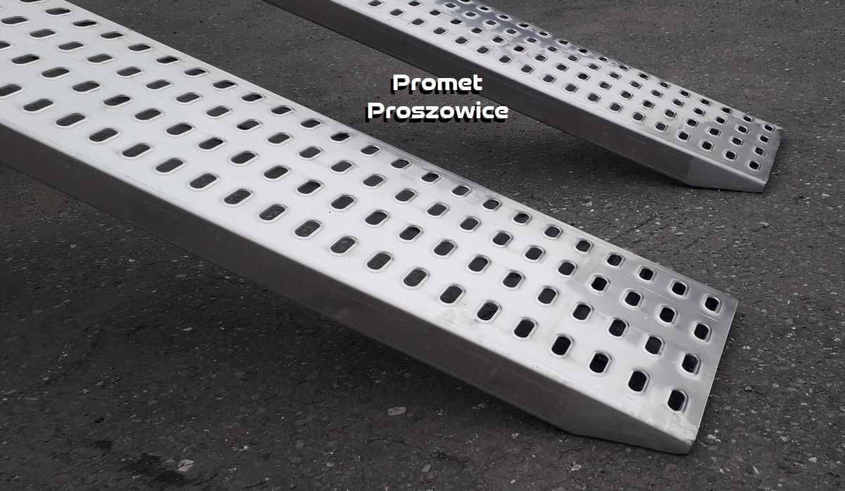 Najazdy Aluminiowe 3,5m LOHR Podjazdy dla Koparki do 3T-4,5T / 2szt