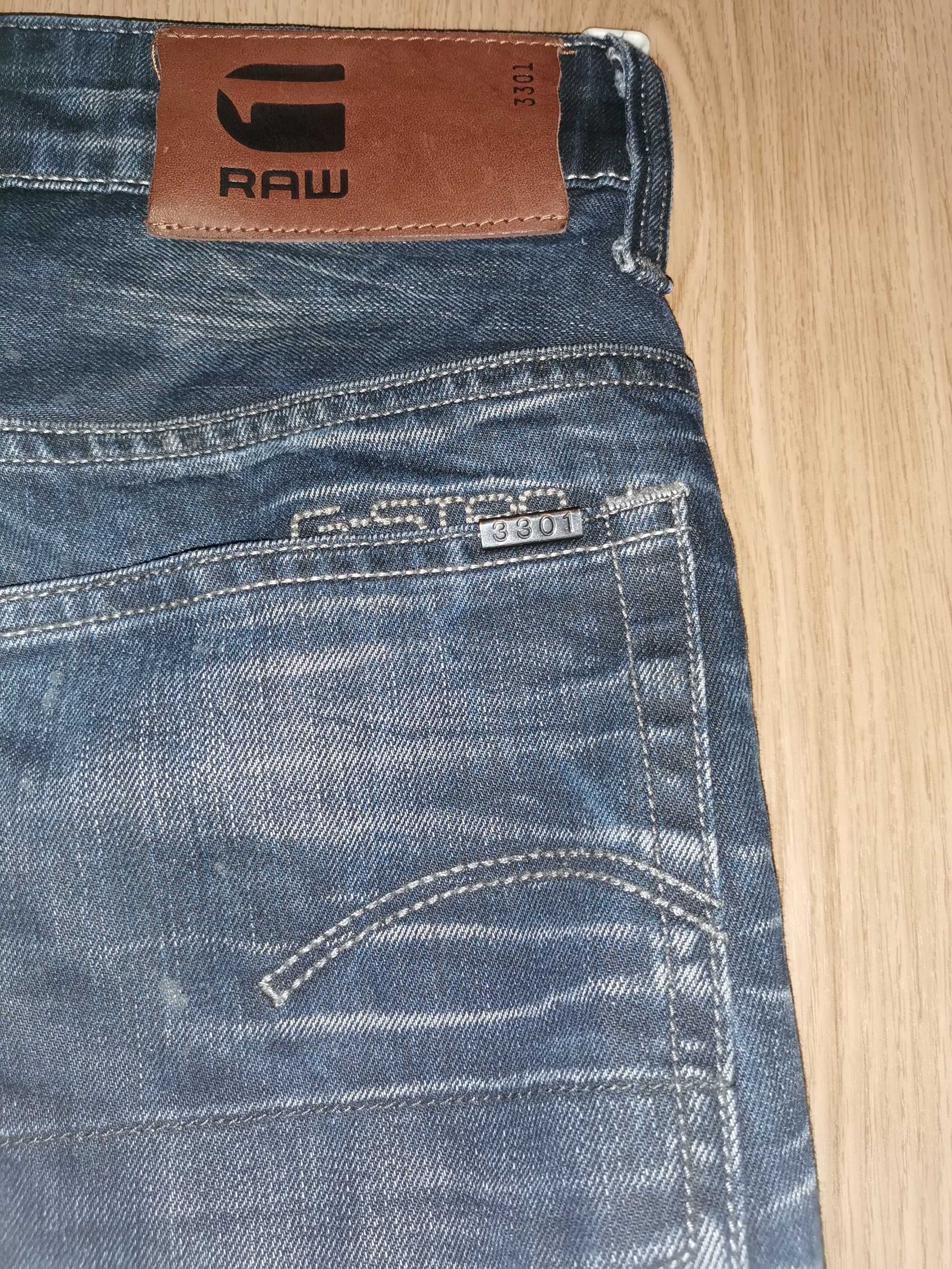 Spodnie męskie jeans G-Star Raw model 3301 rozmiar 31
