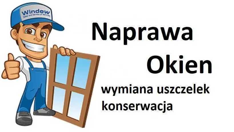 wymiana USZCZELEK naprawa OKIEN DRZWI regulacja