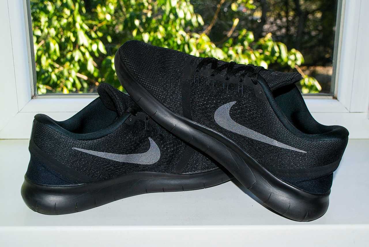 ‼️Кросівки бігові Nike Free Run 831508-002 Triple Black 44 р оригінал