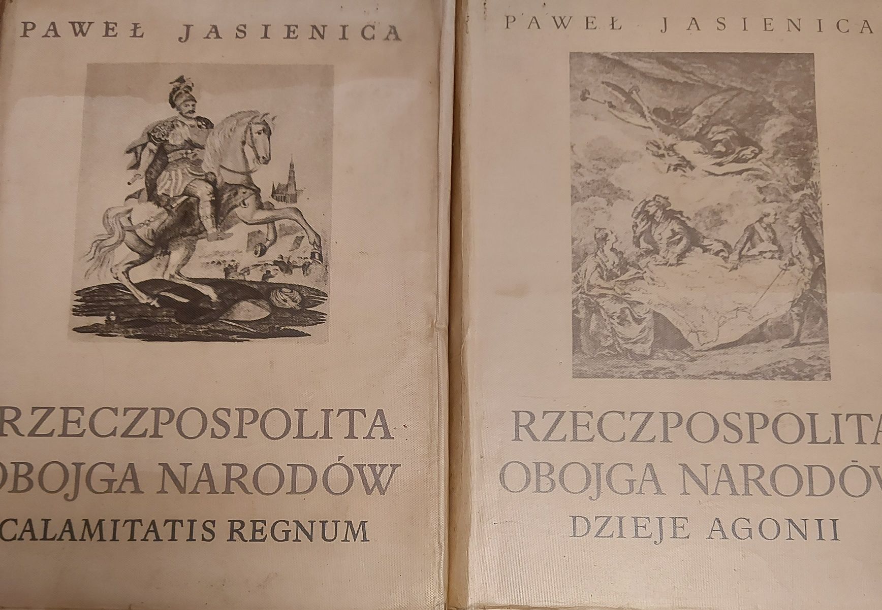 Paweł Jasienica dwie książki Rzeczpospolita Obojga Narodów