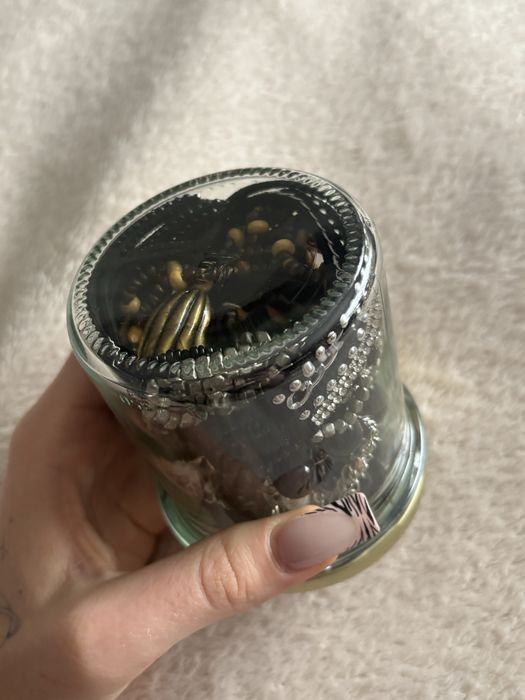 Mystery jewelry jar w kolorze srebrnym / czarnym