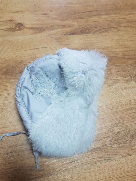 Шапка зимова з натуральним хутром