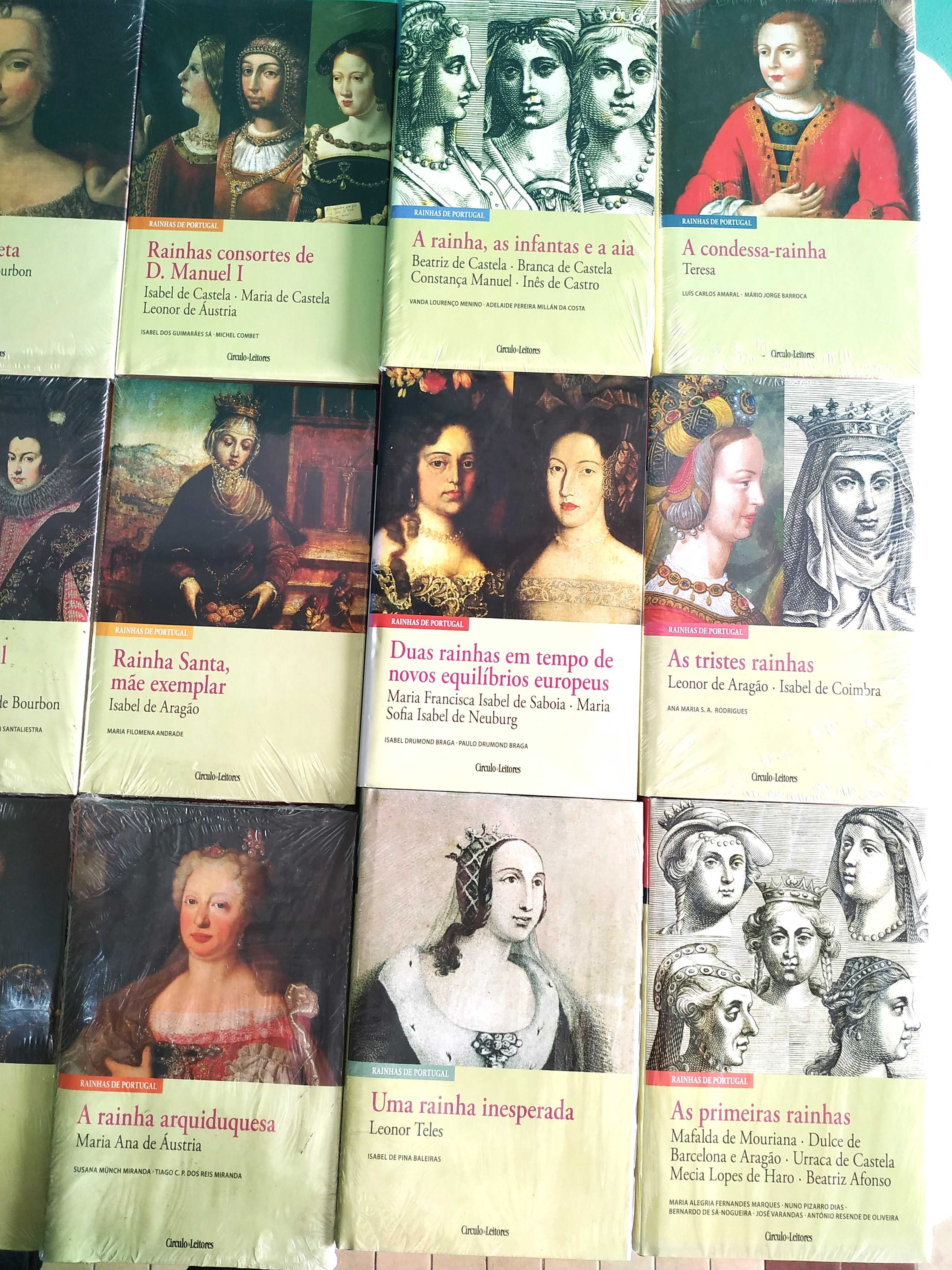Grande Colecção Rainhas de Portugal 18 Volumes NOVOS