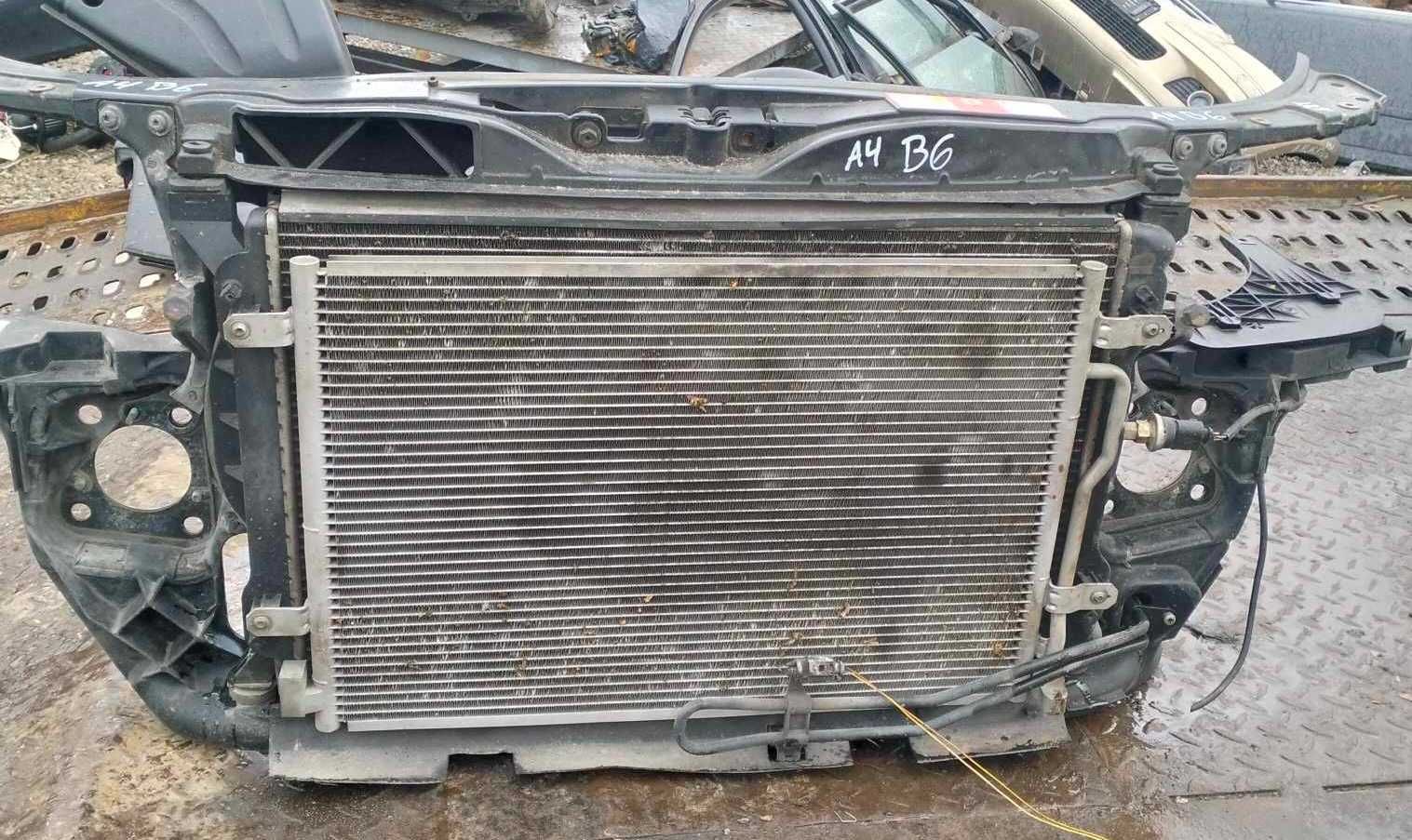 pas przedni wzmocnienie z chłodnicami Audi A4 B6  1.9 2.0 1,9 tdi 2,0